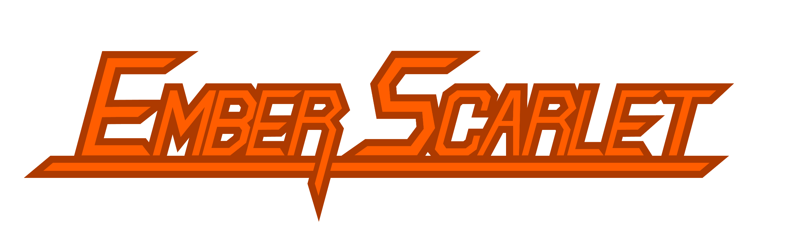 Stylized text of a logo saying "Ember Scarlet" Ember Scarlet